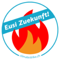 Sticker "Eusi Zuekunft!"